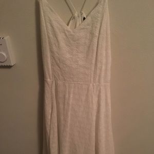Doe and Rae white long floral dress(worn once)